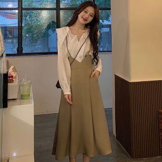 Set : Ruffle Shirt + Dress