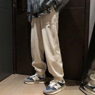 Fleece Lined Corduroy Sweatpants