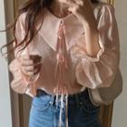 Tied Blouse Pink - One Size