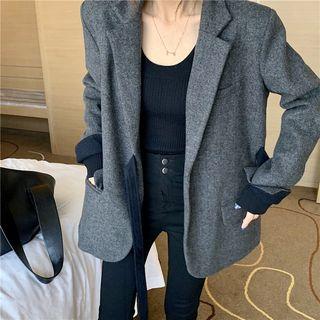 Asymmetric Buckled Blazer
