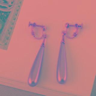 Faux Pearl Droplet Drop Earring