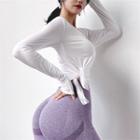 Quick-dry Side-slit V-neck Sports Top In 5 Colors