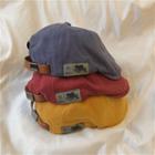 Applique Flat Cap