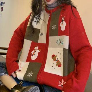 Snowman Cardigan