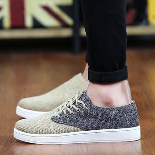 Canvas Stitched Sneakers