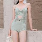 Cutout Knotted Swimsuit