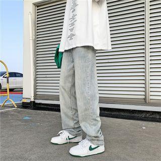 Washed Baggy Jeans / Short-sleeve T-shirt