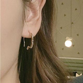Alloy Face Silhouette Earring