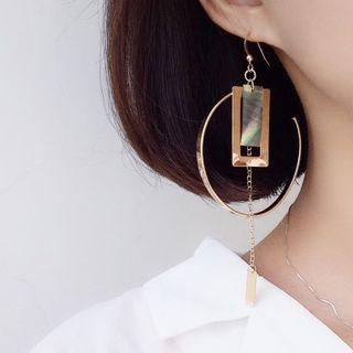 Scallop Hoop Single Earring