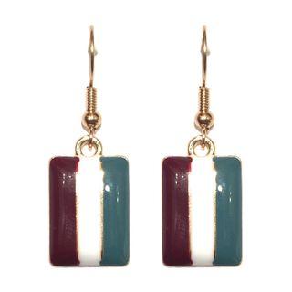 Rectangle Drop Earring / Clip-on Earring