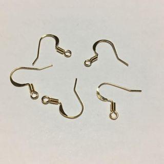 Diy Earring Hook 001 - Gold - One Size