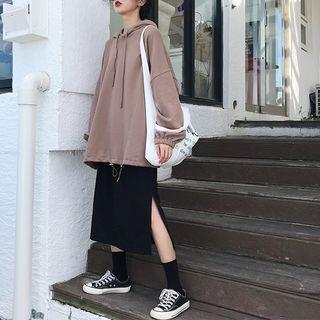 Oversized Hoodie / Midi Skirt
