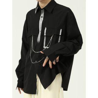 Dual Pocket Shirt With Chain