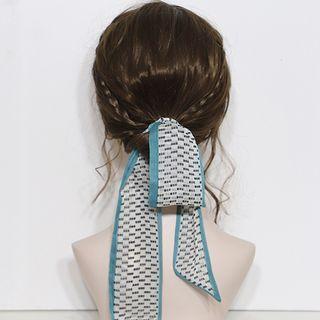 Print Scarf Hair Tie As Shown In Figure - One Size