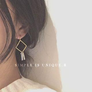 Rhombus Tassel Earring