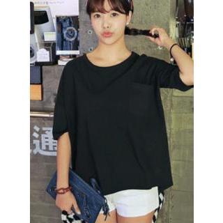 Pocket-detail Cotton T-shirt