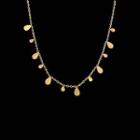 Droplet Alloy Necklace Gold - One Size