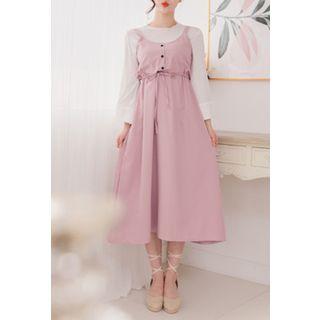 Sleeveless Long A-line Dress