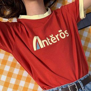 Print Color-block T-shirt