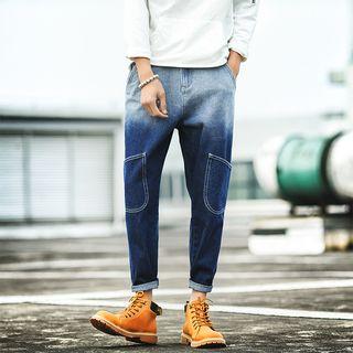 Gradient Baggy Jeans