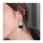 Geometric Fan Drop Earring