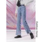 Slited Wide Jeans