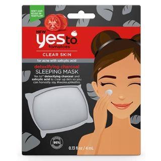 Yes To - Yes To Tomatoes: Detoxifying Charcoal Sleeping Mask (single Pack) 1 Single Use Mask (0.13fl Oz / 4ml)