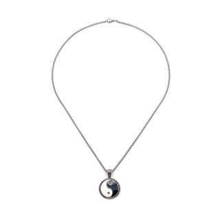 Tai Chi Necklace Silver - 60cm