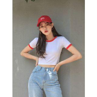Cropped Ringer T-shirt