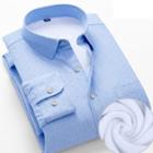Pocketed Fleece-lined Shirt