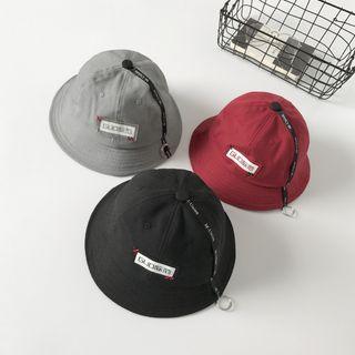 Lettering Strap Bucket Hat