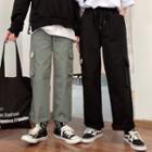 Couple Matching Straight Leg Cargo Pants