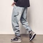 Pocket Detail Washed Jeans