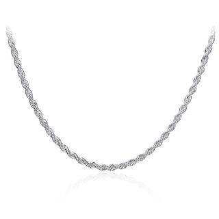 Fashion And Simple Necklace Silver - One Size