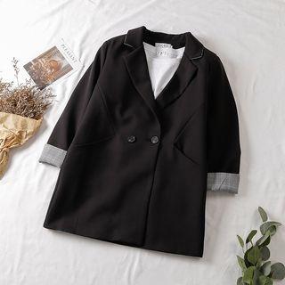 Single-breasted Blazer Black - L