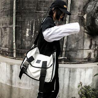 Contrast Trim Messenger Bag