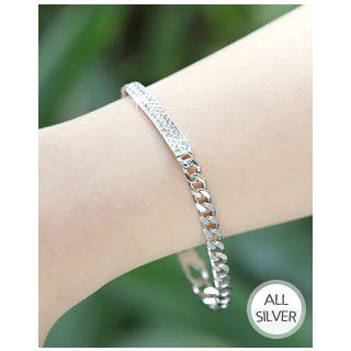 Bold Chain Silver Bracelet