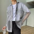 Long Sleeve Cutout Shirt