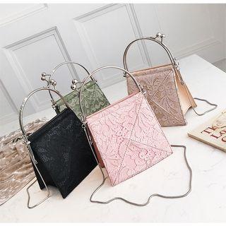 Lace Clipframe Handbag