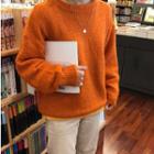 Plain Sweater As Shown In Figure - One Size