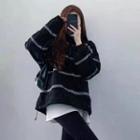 Striped Sweatshirt / T-shirt / Leggings / Set