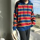 Hood Striped Sweater