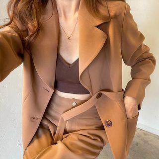 Plain Loose-fit Blazer / Skirt / Dress Pants
