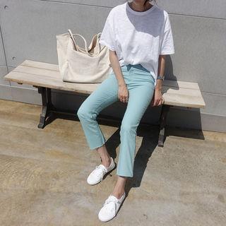 Knot-back M Lange T-shirt White - One Size