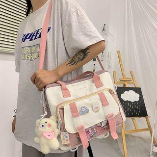 Cartoon Pvc Panel Crossbody Bag