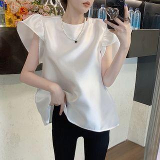 Cuff-details Loose Blouse
