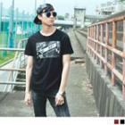 Men 'one Way' Street Sign Graphic Tee