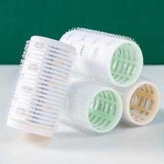 Set Of 4 : Hair Roller Set Of 4 - Tangerine & Light Green - One Size