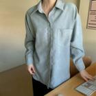 Pocket-front Fleece Shirt