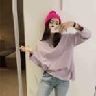 Oversized Colored Cotton T-shirt